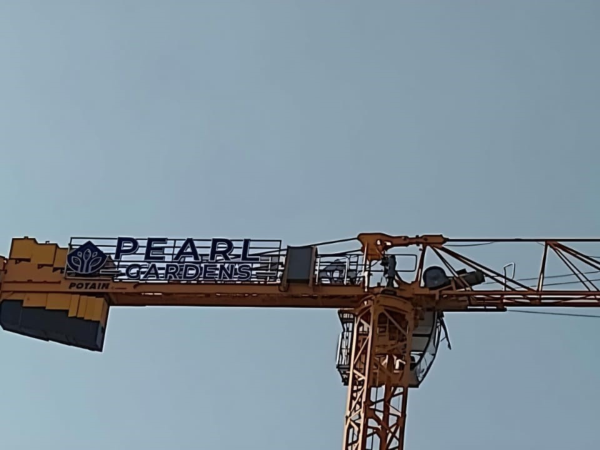Acrylic Crane Signage